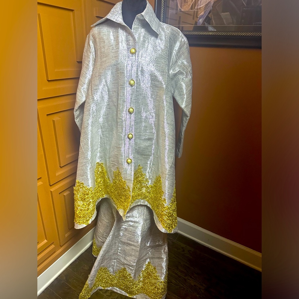 Custom 2 piece skirt set 
Paid well over $500 
Worn ONCE